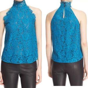 DVF Diane Von Furstenberg  Lace  Blouse Top